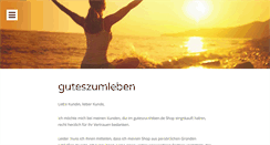 Desktop Screenshot of guteszumleben.de